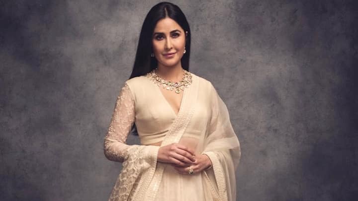 Simple, yet beautiful, this ivory lehenga is an epitome of timeless beauty. Perfect for daytime functions, this lehenga gives out a soft, ethereal vibe that is perfect to try.  (Image Source: Instagram/ katrinakaif)