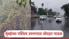 Mumbai Rain: मुंबईच्या पश्चिम उपनगरात जोरदार पावसाला सुरुवात; आज अन् उद्या मुंबईला यलो अलर्ट