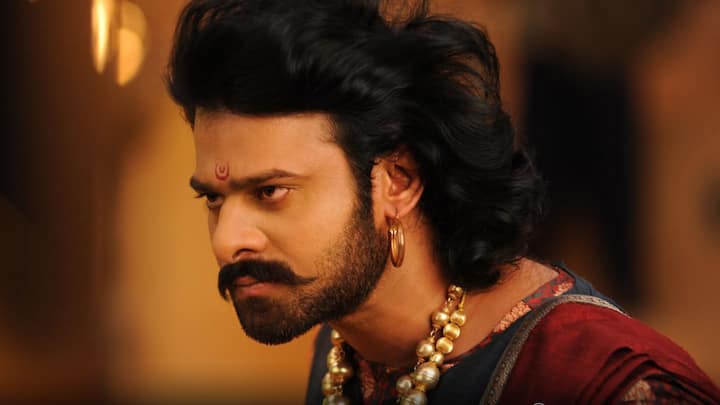 Prabhas – Baahubali: Prabhas’s majestic moustache added power and presence, completing his royal warrior look with timeless appeal.