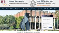 జేఈఈ అడ్వాన్స్‌డ్‌ అడ్మిట్‌ కార్డులు విడుదల, పరీక్ష వివరాలు ఇలా