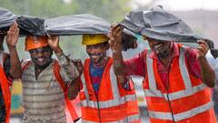 दिल्ली के कई इलाकों में बारिश से बदला मौसम, भीषण गर्मी से मिली राहत