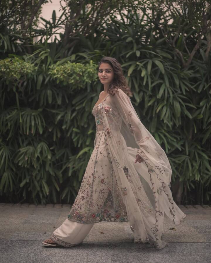 The intricately hand-worked details played beautifully against the soft structure of the silhouette.