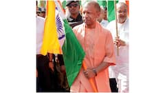 UP CM Yogi Adityanath Leads 'Bharat Shaurya Tiranga Yatra' In Lucknow: In Pics