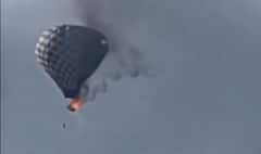 On Cam: Man Falls To Death After He Clings To Rope Under Hot Air Balloon In Mexico