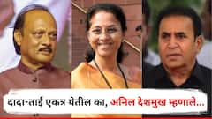 दादा-ताई एकत्र येतील का, तुमच्या मनात काय? अनिल देशमुख म्हणाले, जवळ या तुमच्या कानात सांगतो...