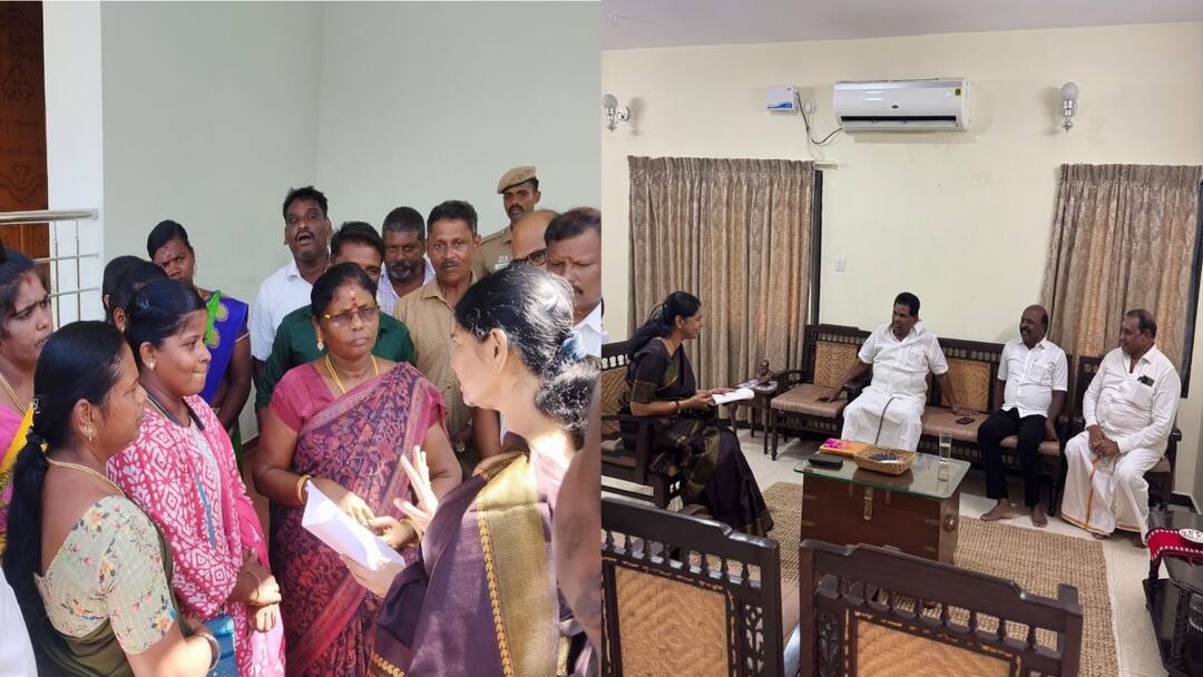 ஸ்டெர்லைட் ஆலையை மீண்டும் திறக்க வேண்டும்.. கனிமொழியிடம் நேரில் மனு அளித்த மக்கள்