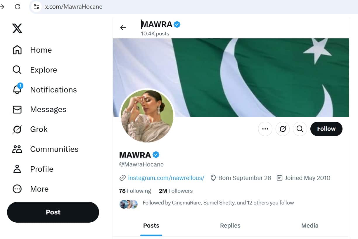 सुनील शेट्टी से अर्जुन कपूर तक इस पाकिस्तानी एक्ट्रेस को फॉलो करते हैं बॉलीवुड स्टार, भारत के खिलाफ उगल चुकी है जहर