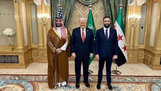 Trump Meets Syrian President Ahmed al-Sharaa In Saudi, Urges Him To Establish Ties With Israel