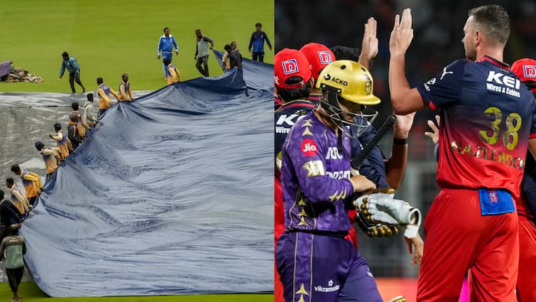 17 मई को बेंगलुरु में तेज बारिश की संभावना, RCB vs कोलकाता का मैच रद्द हुआ तो जानिए KKR का क्या होगा rcb vs kkr weather report rain prediction on 17 may in bengaluru m chinnaswamy stadium pitch 17 मई को बेंगलुरु में तेज बारिश की संभावना, RCB vs कोलकाता का मैच रद्द हुआ तो जानिए KKR का क्या होगा