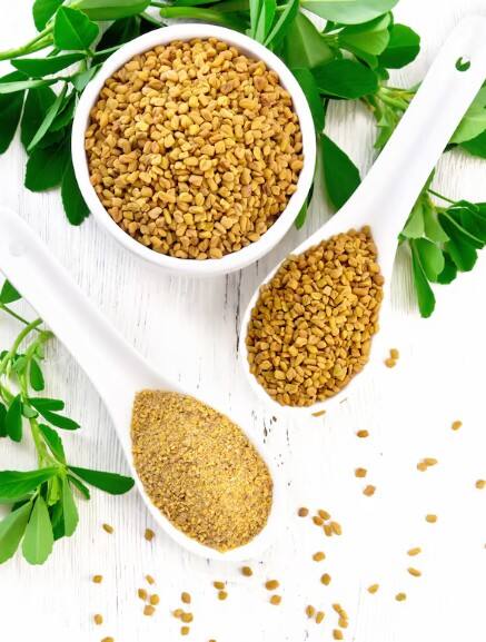 ਮੇਥੀ ਬੀਜ ਜਿਸ ਨੂੰ ਅੰਗਰੇਜ਼ੀ ਵਿੱਚ ਫੇਨੁਗਰੀਕ ਸੀਡਸ ਕਹਿੰਦੇ ਹਨ। ਮੇਥੀ ਦੇ ਬੀਜਾਂ ਦੀ ਵਰਤੋਂ ਭਾਰ ਘਟਾਉਣ ਅਤੇ ਫੈਲੇ ਹੋਏ ਢਿੱਡ ਨੂੰ ਘਟਾਉਣ ਵਿੱਚ ਬਹੁਤ ਮਦਦਗਾਰ ਸਾਬਤ ਹੁੰਦੀ ਹੈ।