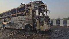 बिहार से दिल्ली जा रही बस लखनऊ में आग का शिकार, कई यात्रियों ने कूद कर बचाई जान, 5 की मौत