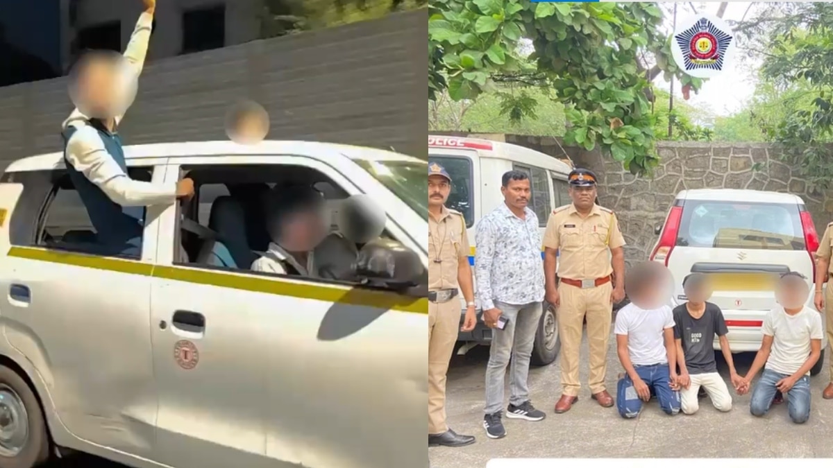 मुबंई के चेंबूर में चलती कार में खतरनाक स्टंटबाजी, लापरवाही से चलाई गाड़ी, युवक पहुंचे हवालात