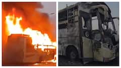 VIDEO: Lucknow Sleeper Bus Fire Kills 5, Driver Breaks Glass To Jump Out