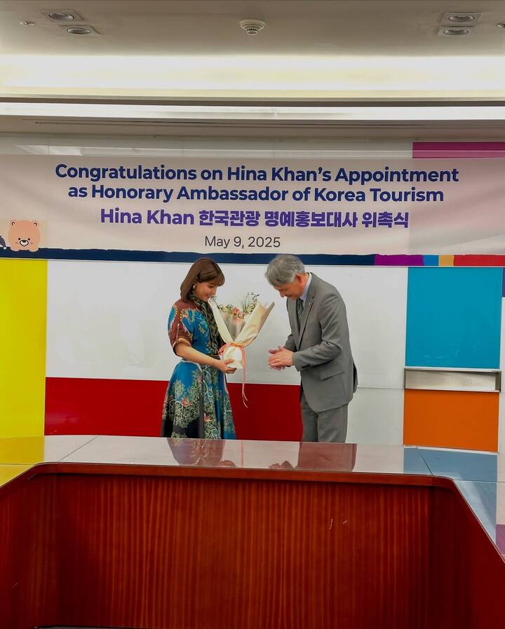 Sharing photos of receiving the honor, the Kasautii Zindagii Kay 2 wrote, “Honored to be appointed as the Honorary Ambassador of Korea Tourism! Excited to promote the beauty, culture, and warmth of Korea. My experience in the past few days of visiting this beautiful country cannot be summoned in one word. From ancient palaces to vibrant streets, Korea’s magic is waiting to be explored. Can’t wait to show everyone the amazing sights, delicious food, and incredible culture Korea has to offer. Thank you Mr. Andrew JH Kim and @kto_india for this honour.”