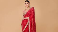 8 Red Saree Looks Inspired By B-Town Divas To Try This Vat Savitri Puja
