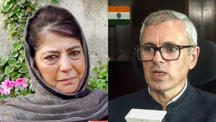 Mehbooba Mufti Attacks Jammu Kashmir CM Omar Abdullah Over Water Tulbul Navigation Project पानी के प्रोजेक्ट पर उमर अब्दुल्ला के बयान से भड़कीं महबूबा मुफ्ती, 'भारत-पाक तनाव के बीच...'