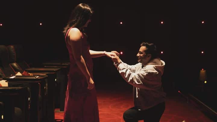 Filmmaker Vishal Bhardwaj and singer Rekha Bhardwaj’s son, Aasmaan Bhardwaj, is officially engaged to his longtime girlfriend Anoushka Sharma.