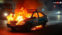 Mining Mafia Set DSP's Vehicle On Fire In Rajasthan's Madhopur