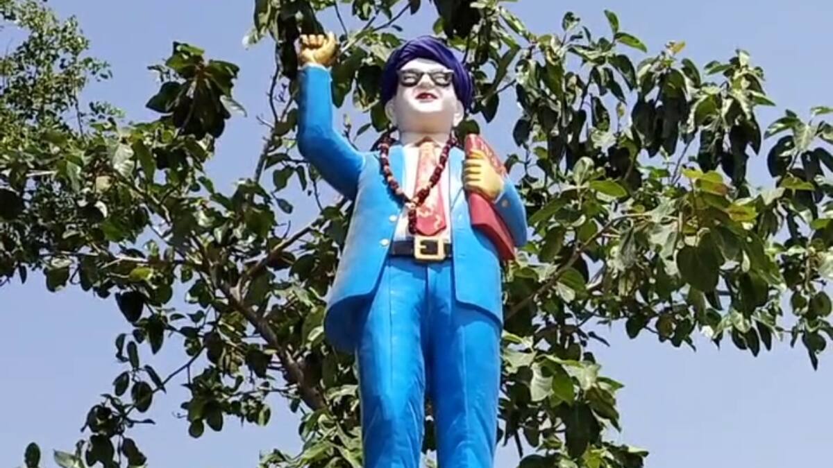 भरतपुर में युवाओं में कहासुनी के बाद हंगामा, डॉ अंबेडकर की प्रतिमा को क्षतिग्रस्त करने का आरोप