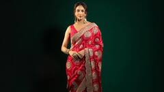 8 Red Saree Looks Inspired By B-Town Divas To Try This Vat Savitri Puja