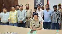 अलीगढ़ में साइबर ठग गैंग का भंडाफोड़, नोएडा से ली थी हाईटेक ठगी की ट्रेनिंग, चार गिरफ्तार