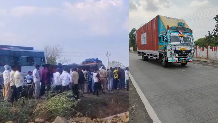 केजमध्ये कंटेनरने दिलेल्या धडकेत एकास चिरडले असून 15 ते 20 जण जखमी झाल्याची माहिती स्थानिकांनी दिली.