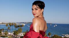 Jacqueliene Fernandez At Cannes: कान्स में लाल परी बनकर छा गईं जैकलीन फर्नांडिस, देखें 10 खूबसूरत तस्वीरें