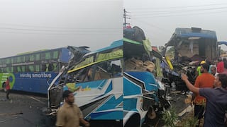 காலையிலேயே கொடூரம்.. அதிவேகமாக சென்ற ஆம்னி பேருந்து! பரிதாபமாக பறிபோன 4 உயிர்கள்