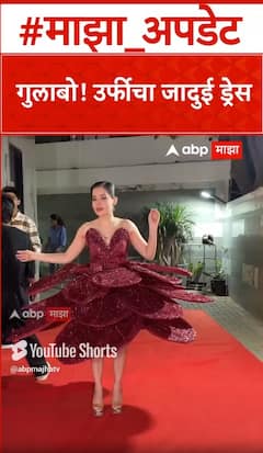 Urfi Rose Dress : गुलाबो! उर्फीचा जादुई ड्रेस