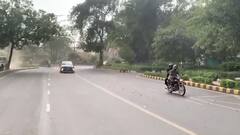WATCH: Delhi Sees Rain, Sandstorms, Strong Winds After IMD Prediction Of Thunderstorm