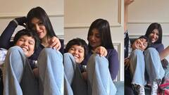 लेकासोबत दंगा-मस्ती, अभिनेत्री आयशा टाकियाचे मुलासोबतचे फोटो चर्चेत