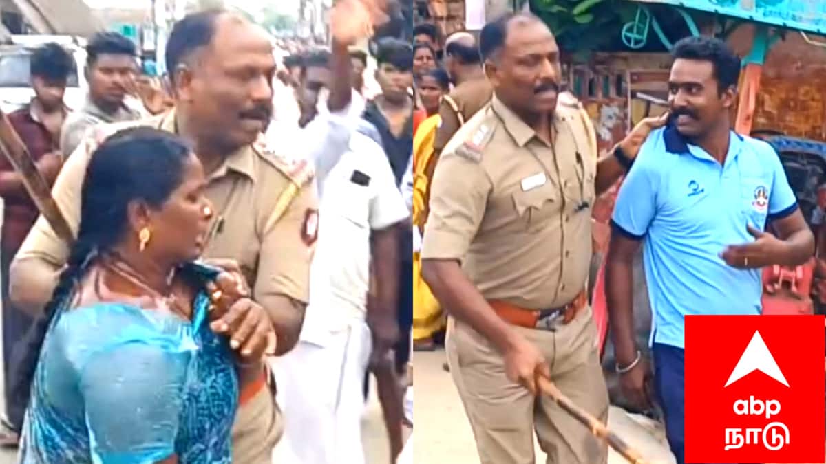 பெண்ணின் மேலாடையை பிடித்து இழுத்து சென்ற காவல் ஆய்வாளர்.. மயிலாடுதுறையில் பெரும் பரபரப்பு