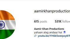 Aamir Khan's Production House Changes Display Pic To Indian Flag Amid Boycott Calls