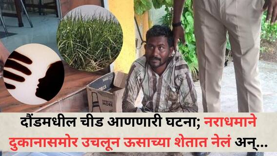 Pune Crime News: दौंडमधील चीड आणणारी घटना, 5 वर्षांच्या चिमुरडीवर अत्याचाराचा प्रयत्न, नराधमाने दुकानासमोर उचलून ऊसाच्या शेतात नेलं अन्...