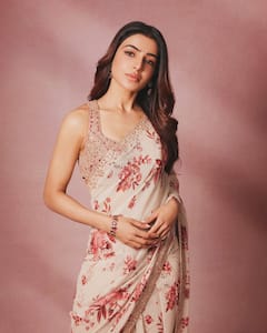 Samantha Ruth Prabhu Is A Vision Of Grace In A Floral Saree, See Stunning Photos