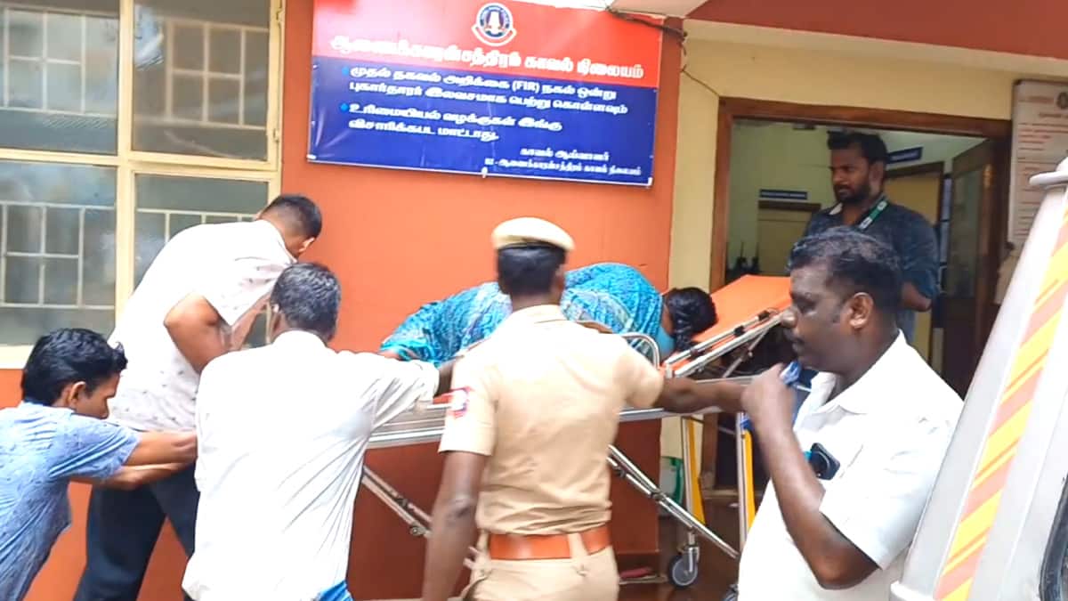 பெண்ணின் மேலாடையை பிடித்து இழுத்து சென்ற காவல் ஆய்வாளர்.. மயிலாடுதுறையில் பெரும் பரபரப்பு