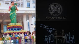 Miss World 2025: సచివాలయాన్ని సందర్శించిన ప్రపంచ అందగత్తెలు, ఆకట్టుకున్న డ్రోన్‌ షో Photos