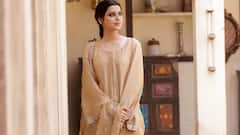 'Saunkan Saunkne' Actor Nimrat Khaira Paints Elegance In Full-Sleeve Ethnic Set