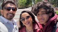 माधुरी दीक्षित ने पति संग अटेंड की बेटे की ग्रेजुएशन सेरेमनी, बर्थडे का जश्न हुआ दोगुना