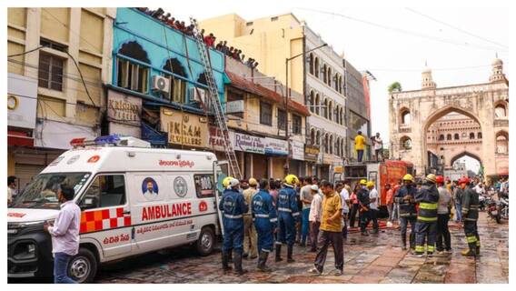 17 Dead In Massive Fire In Pearl Shop Near Hyderabad's Charminar, PM Announces Aid