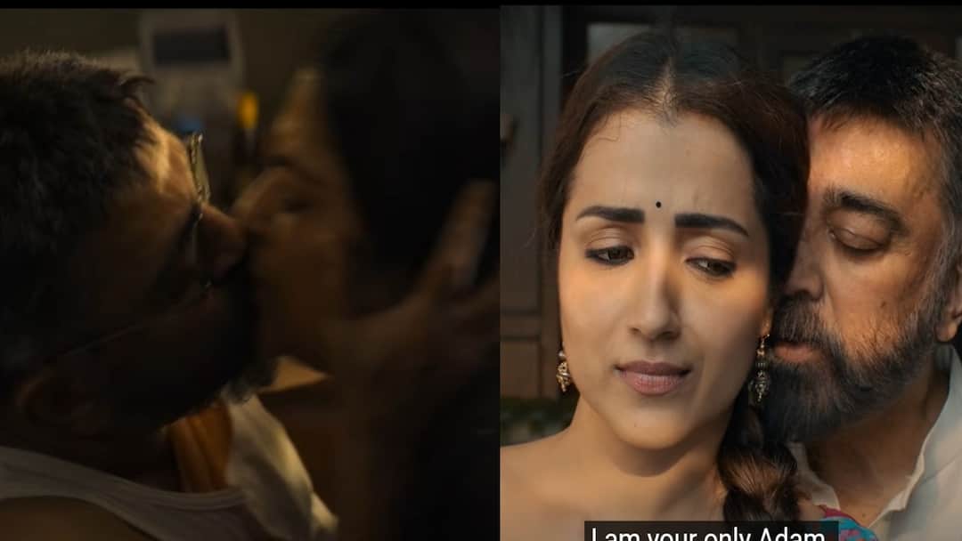 Thug Life: 70 வயதில் லிப்லாக்  அடிச்ச கமல்ஹாசன்! சிம்புவுக்கு சித்தியான த்ரிஷா - தக் லைஃப் ட்ரெயிலர் தந்த ஷாக்