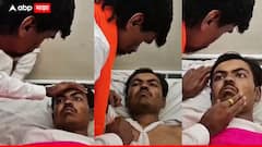 मनोज जरांगेंनी शिवराज दिवटेच्या चेहऱ्यावरुन प्रेमाने हात फिरवला, अंगावरची चादर बाजूला केली अन्...