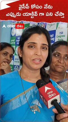 వైసీపీ కోసం నేను ఎప్పుడూ యాక్టివ్ గానే పనిచేస్తా