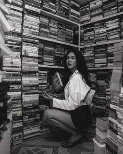 Sonam Bajwa's Vintage-Chic Photoshoot In A Sea Of Books Is The Aesthetic We Crave