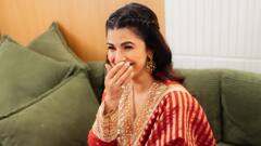 Nimrat Kaur Dazzles In A Rich Red Ethnic Ensemble, See All Photos