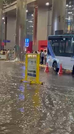 Pune Rain : पुण्यात मुसळधार पावसाची जोरदार बॅटिंग, पुणे आंतरराष्ट्रीय विमानतळ परिसरात पाणी तुंबलं, फोटो समोर