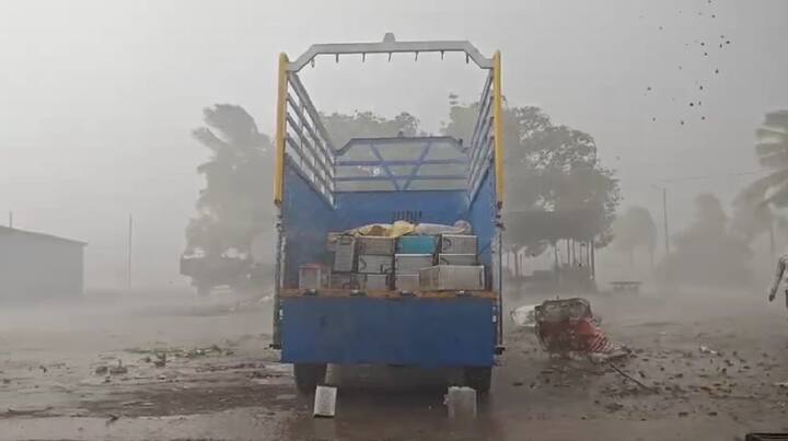 अवकाळी पावसानं शेतकऱ्यांचं मोठं नुकसान केलं आहे. दरम्यान, पूर्वमोसमी पावसाचीही हजेरी लागली.