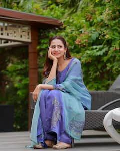 Sargun Mehta Perfectly Balances Minimal Glam In Lavender Suit Set, See Pics