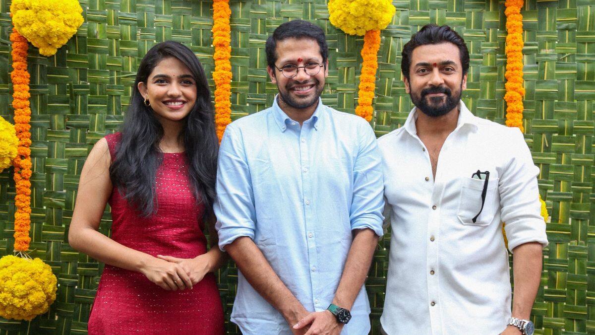 Suriya 46 : சூர்யாவின் 46 ஆவது பட பூஜை...மீண்டும் ஒரு உண்மை கதையில் சூர்யா..இதான் கதையா!