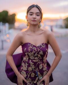 परी म्हणू की सुंदरा... मरमेड स्टाईल गाऊनमध्ये कान्सच्या रेड कार्पेटवर झळकली अनुष्का सेन